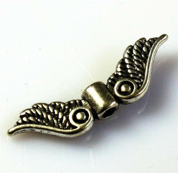 20 FAIRY GUARDIAN ANGEL WINGS CHARMS 23mm x 7mm COLOUR CHOICE JEWELLERY MAKING