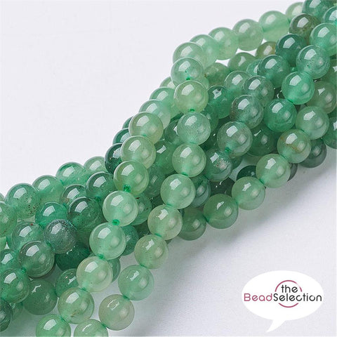 45 PREMIUM QUALITY GREEN AVENTURINE ROUND GEMSTONE BEADS 4mm GS110