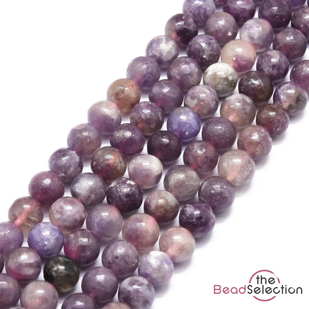 CHERRY BLOSSOM TOURMALINE ROUND GEMSTONE BEADS 8mm 25 Beads GS172