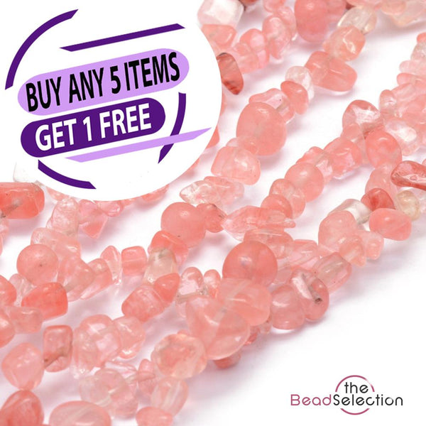 Cherry Quartz Beads Chip 8mm-5mm 1Strand 240+ Natural Gemstone GC68