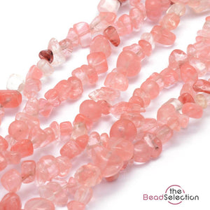 Cherry Quartz Beads Chip 8mm-5mm 1Strand 240+ Natural Gemstone GC68