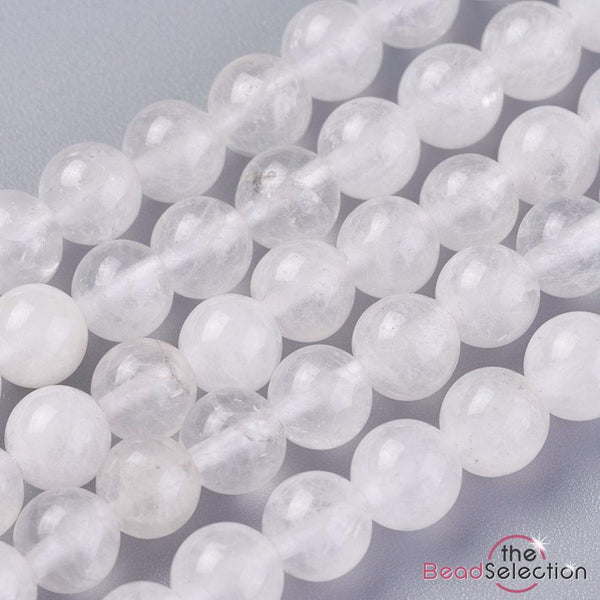 30 Natural Quartz Round Beads Gemstone 6mm Chakra Jewellery Making GS153