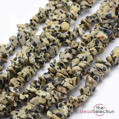 Dalmation Jasper Beads Chip 8mm-5mm 1Strand 240+ Natural Gemstone GC65