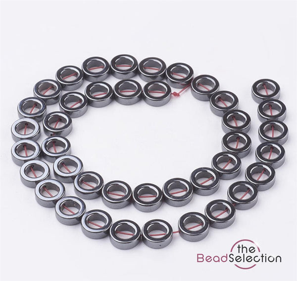 Hematite Ring Donut Beads 10mm Jewellery Making HEM65