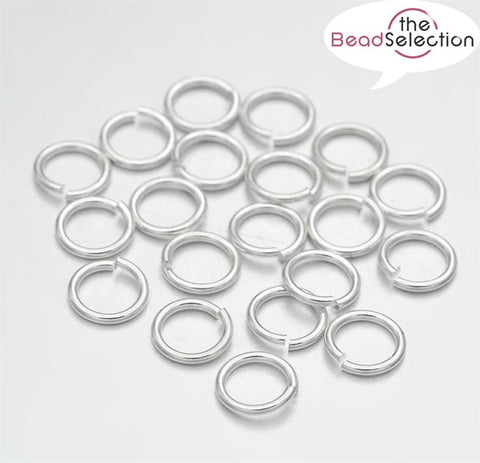 500  JUMP RINGS OPEN 3mm SILVER PLATED 0.6mm THICK JEWELLERY MAKING FINDINGS JR3