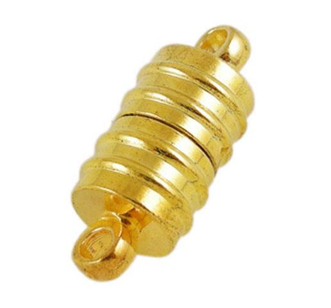 5 X LARGE MAGNETIC CLASPS 20mm VERY STRONG GOLD PLATED ( AF8 )