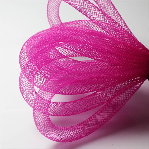 3 MTRS  x 4mm MESH PLASTIC NET TUBING crafts  jewellery making CHOOSE COLOUR