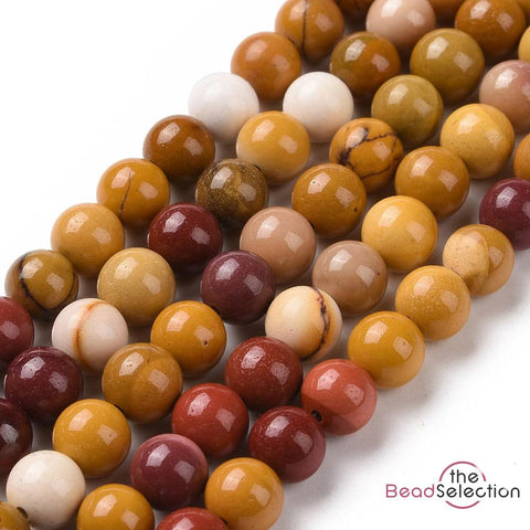 25 Mookaite Round Beads Gemstone 8mm Chakra Jewellery Making GS168