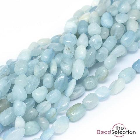 Aquamarine Gemstone Chip Beads 6mm - 10mm 1 STRAND Jewellery Making GC54