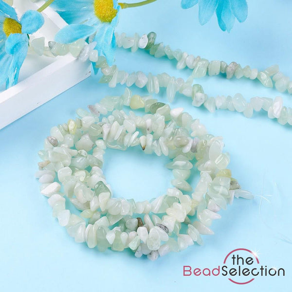 New Jade Beads Chip 8mm-5mm 1 Strand 250+ Gemstone Jewellery Making GC53