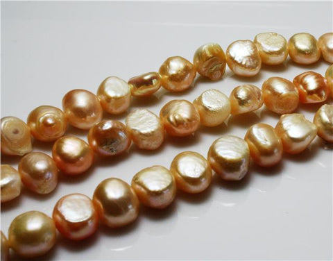 25 pcs 7-8mm Natural PEACH FRESHWATER PEARL BEADS GRADE A