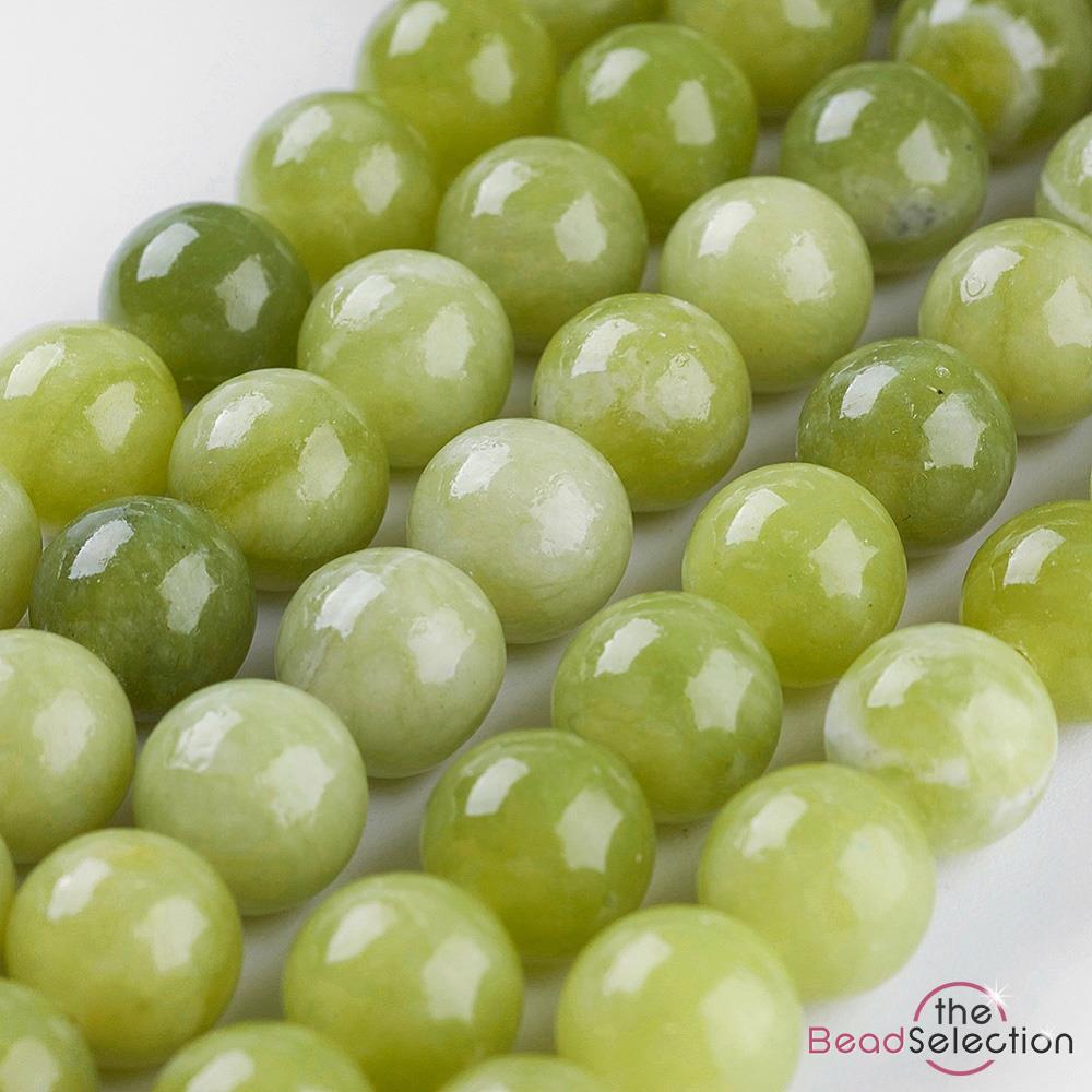 30 Peridot Natural Gemstone Beads 6mm Jewellery Making GS122