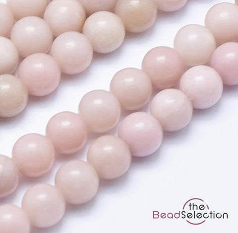 Pink Opal Round Gemstone Beads 25 8mm Chakra Stones GS133