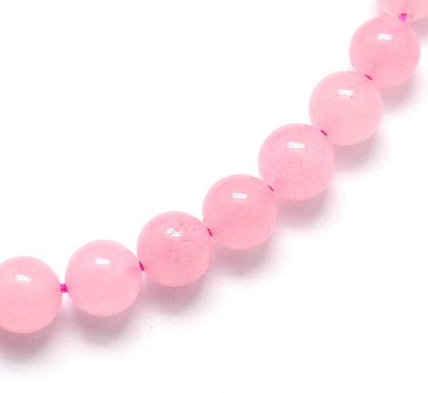 45 Pink Rose Quartz Round Beads Gemstone Chakra Jewellery Making 4mm GS61