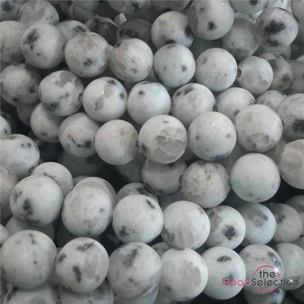 30 Frosted Kiwi Sesame  Jasper Natural Gemstone Beads 6mm Jewellery Making GS118