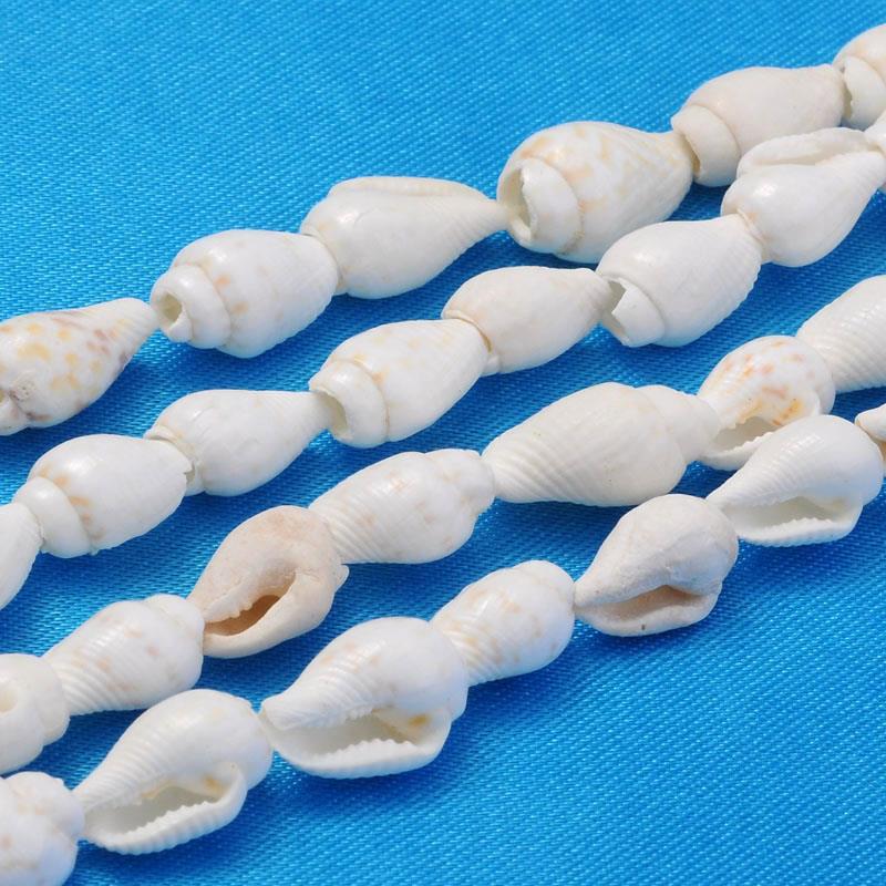 50 Trumpet Shell Beads 7mm - 11mm Hole 0.5mm Top Quality MSC31